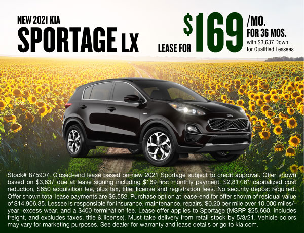 New 2021 Kia Sportage